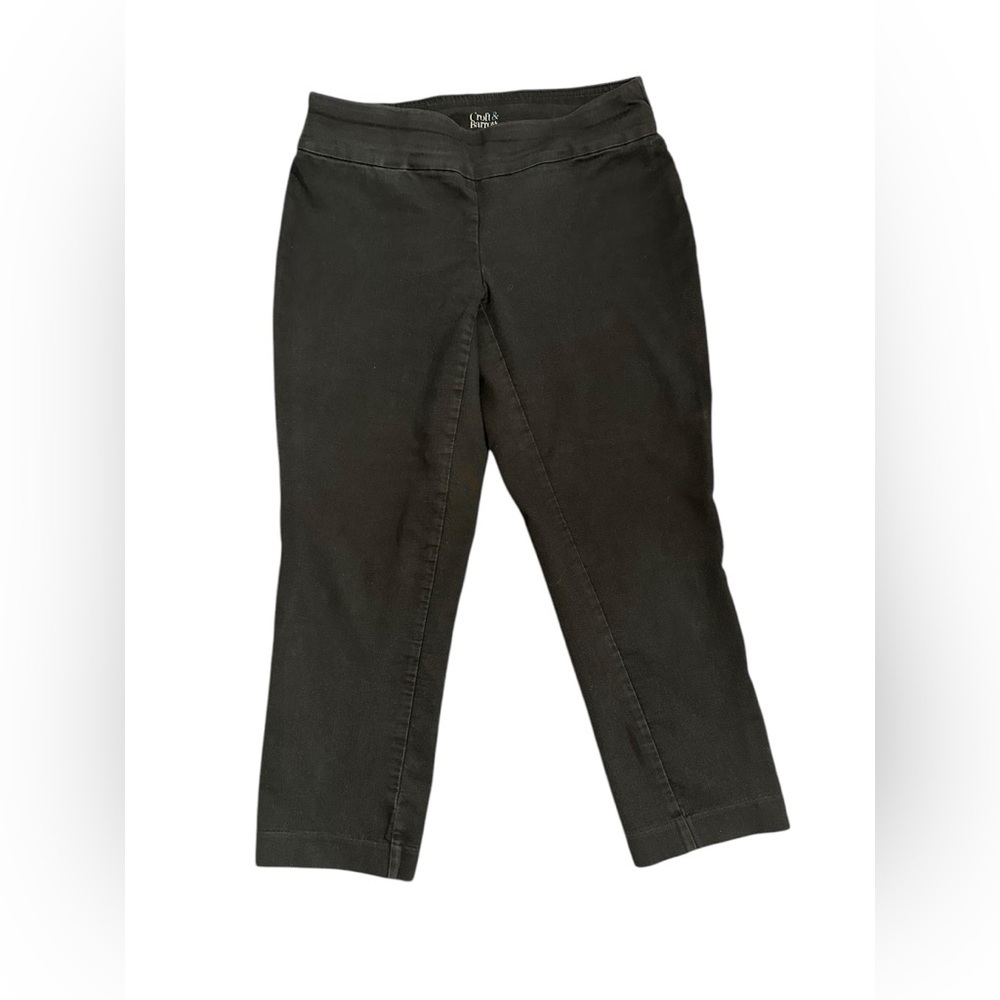 Croft & Barrow Pull On Elastic Waist Trousers